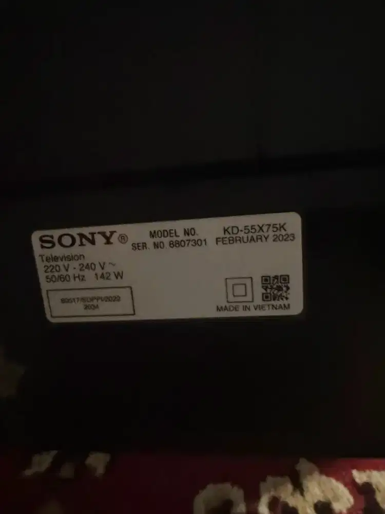 TV Sony  KD-55X75K.
