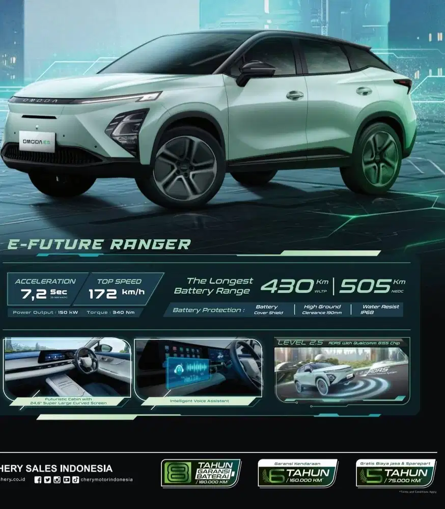 Chery E5: Kemewahan Maksimal, Efisiensi Optimal Setiap Hari.