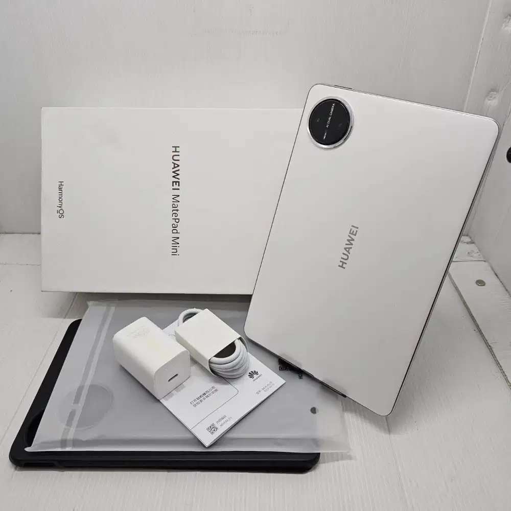 LIKE NEW HUAWEI MATEPAD MINI LTE  LTE 12/256 WHITE FULLSET BC RESMI NO
