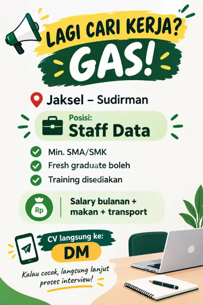 LOWONGAN KERJA JAKARTA SELATAN