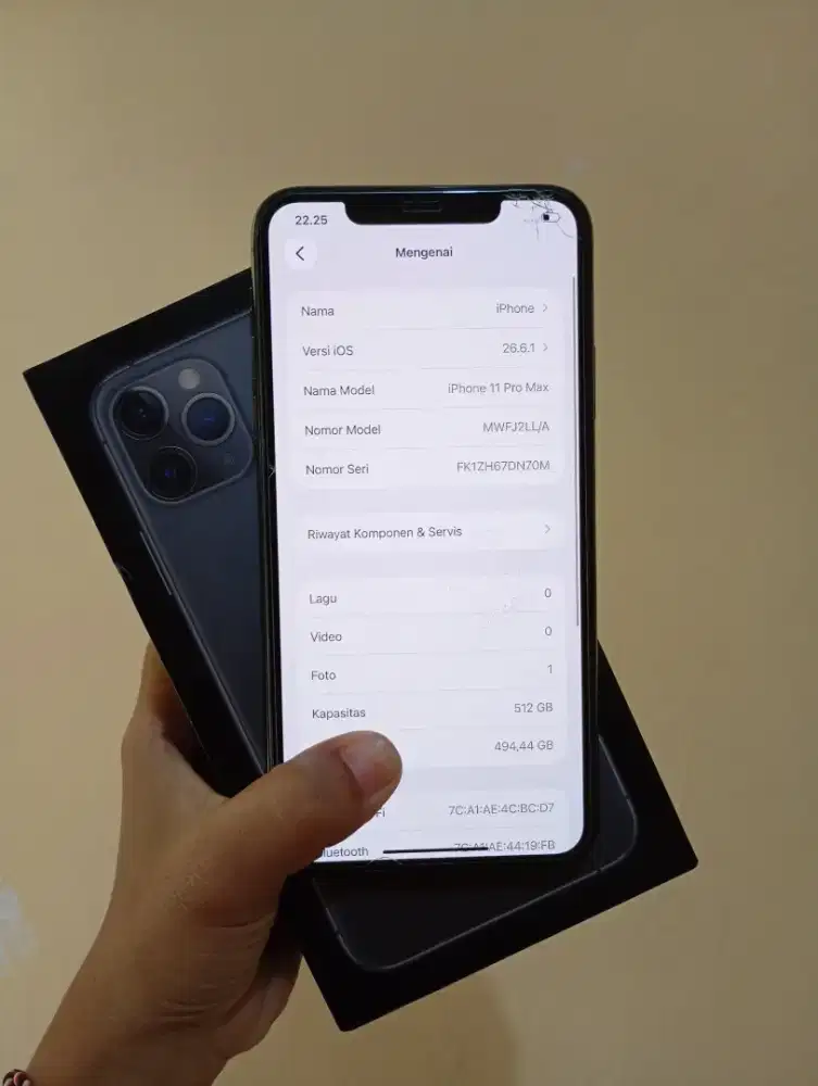iPhone 11 promax 512Gb iNter Permanen