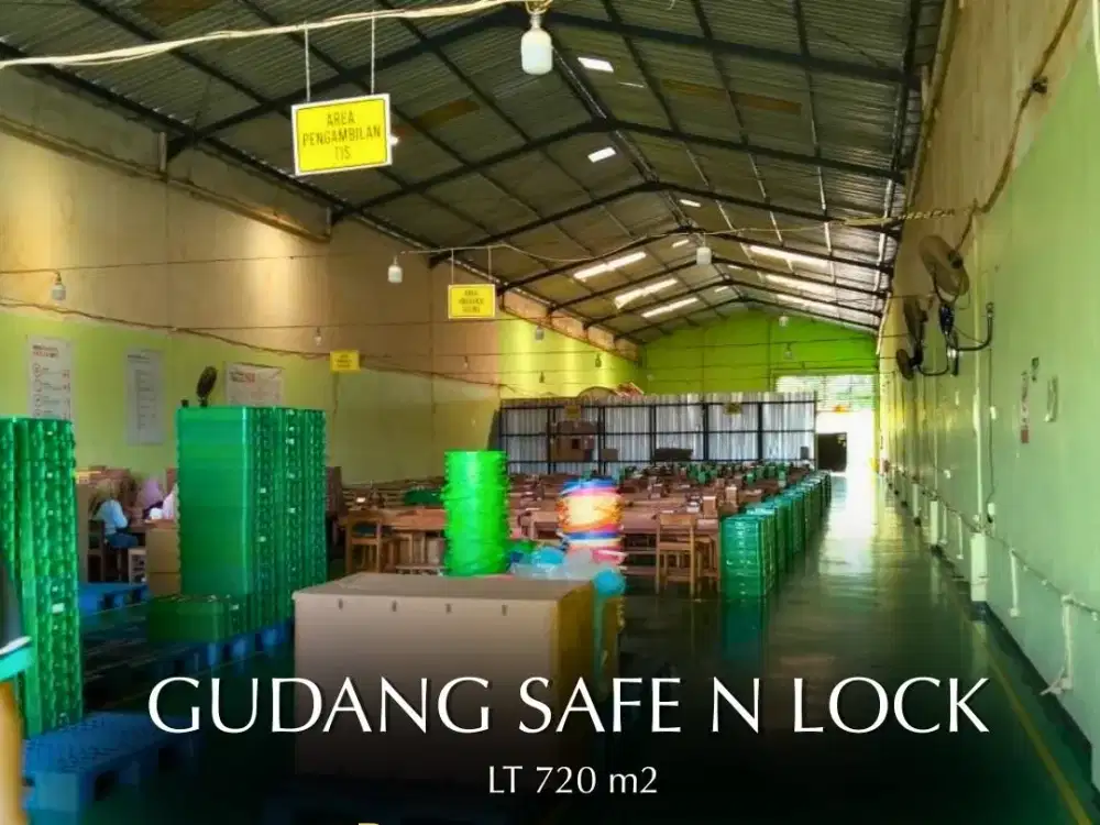 Di Jual Gudang di Safe n lock, Lingkar Timur - Sidoarjo