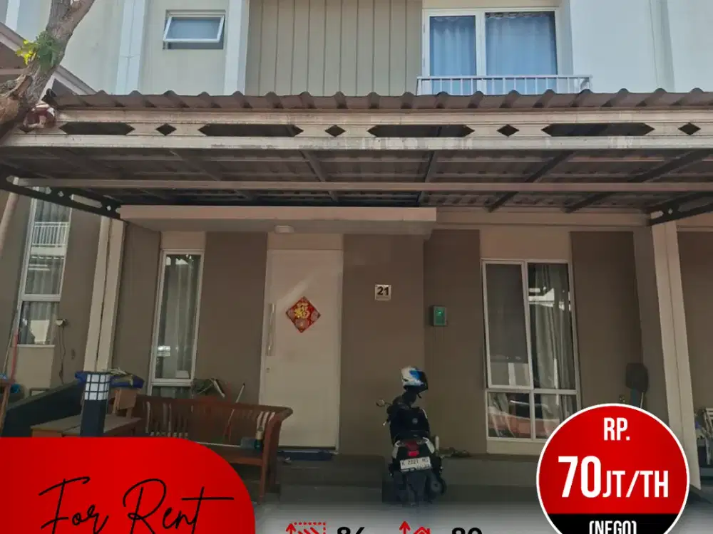 Disewakan Rumah full furnished di Paramount Village