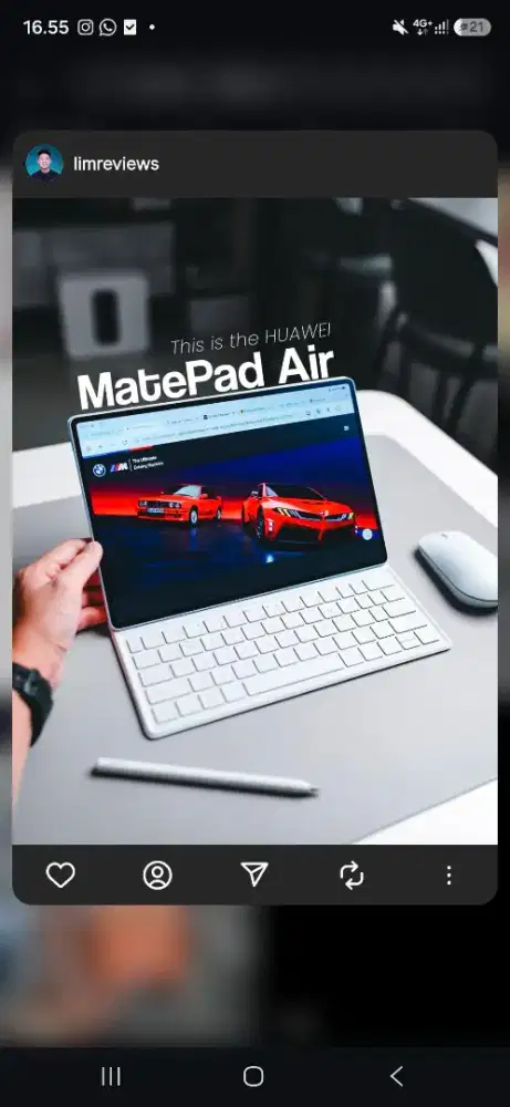 HUAWEI MATEPAD AIR FREE KEYBOARD ,PENCIL