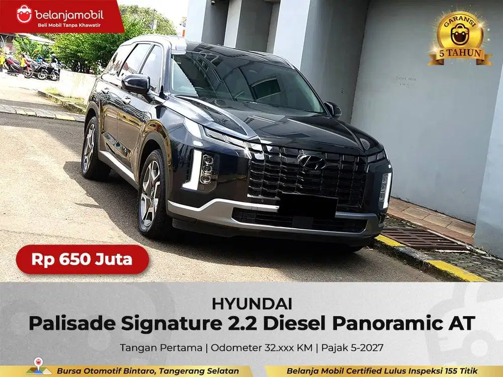 [ GARANSI 5THN ] Hyundai Palisade Signature 2.2 AT 2022/2023/2024