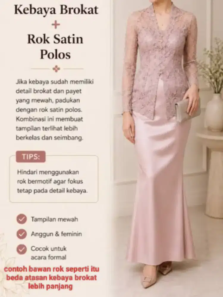 Dapat Dua stel kebaya preloved uk M dan S