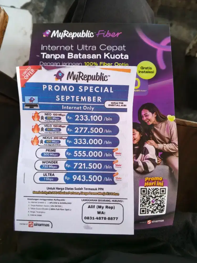Promo Pemasangan Wifi Mulai dari 200 ribuan aja
