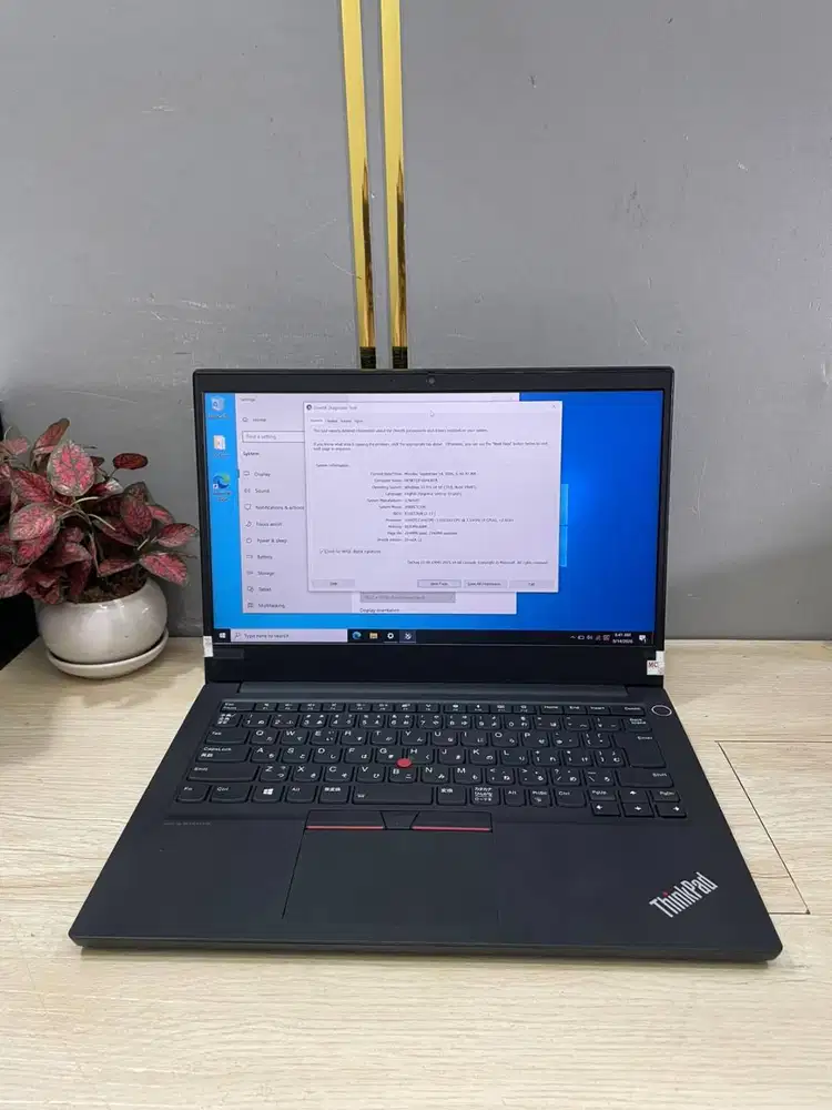 E14 lenovo CORE I3 GEN10 16gb SSD 256gb coding sekolah kuliah kerja S