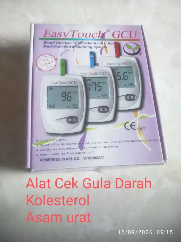 Alat cek gula darah, Asam urat, kolesterol