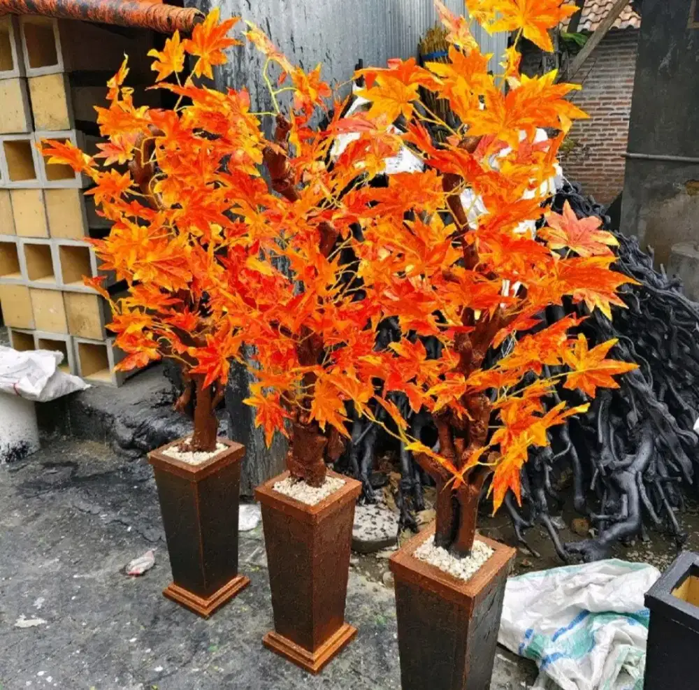 Bunga estetik plastic indoor dan outdoor