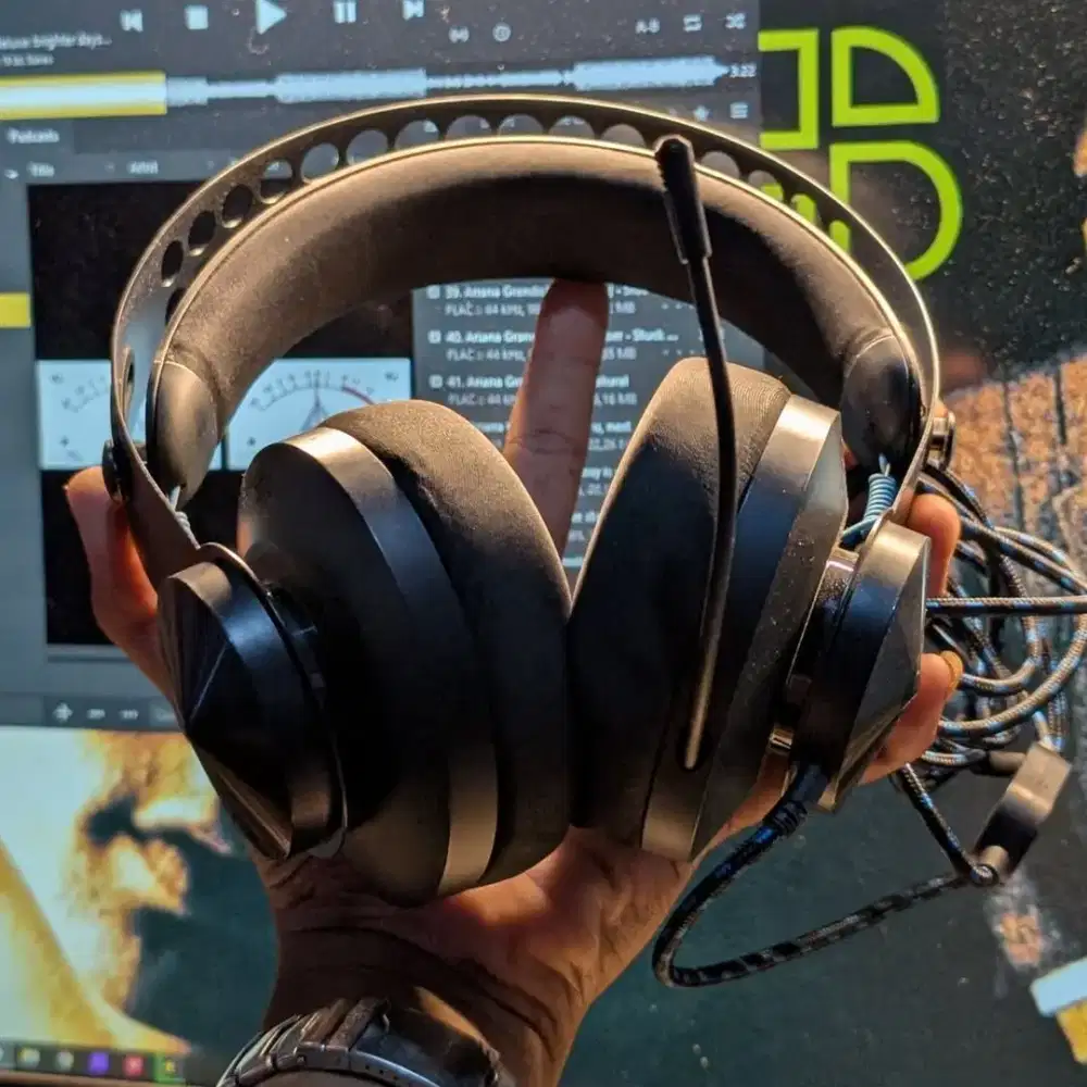 Headphone Headphones Headset From Lenovo Legion H300 Streo Gaming