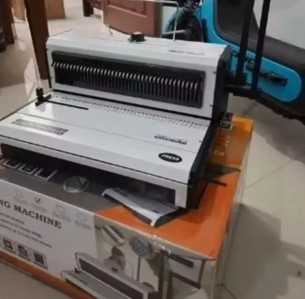 Mesin jilid spiral kawat lubang bulat kecil GEMET 31WFO