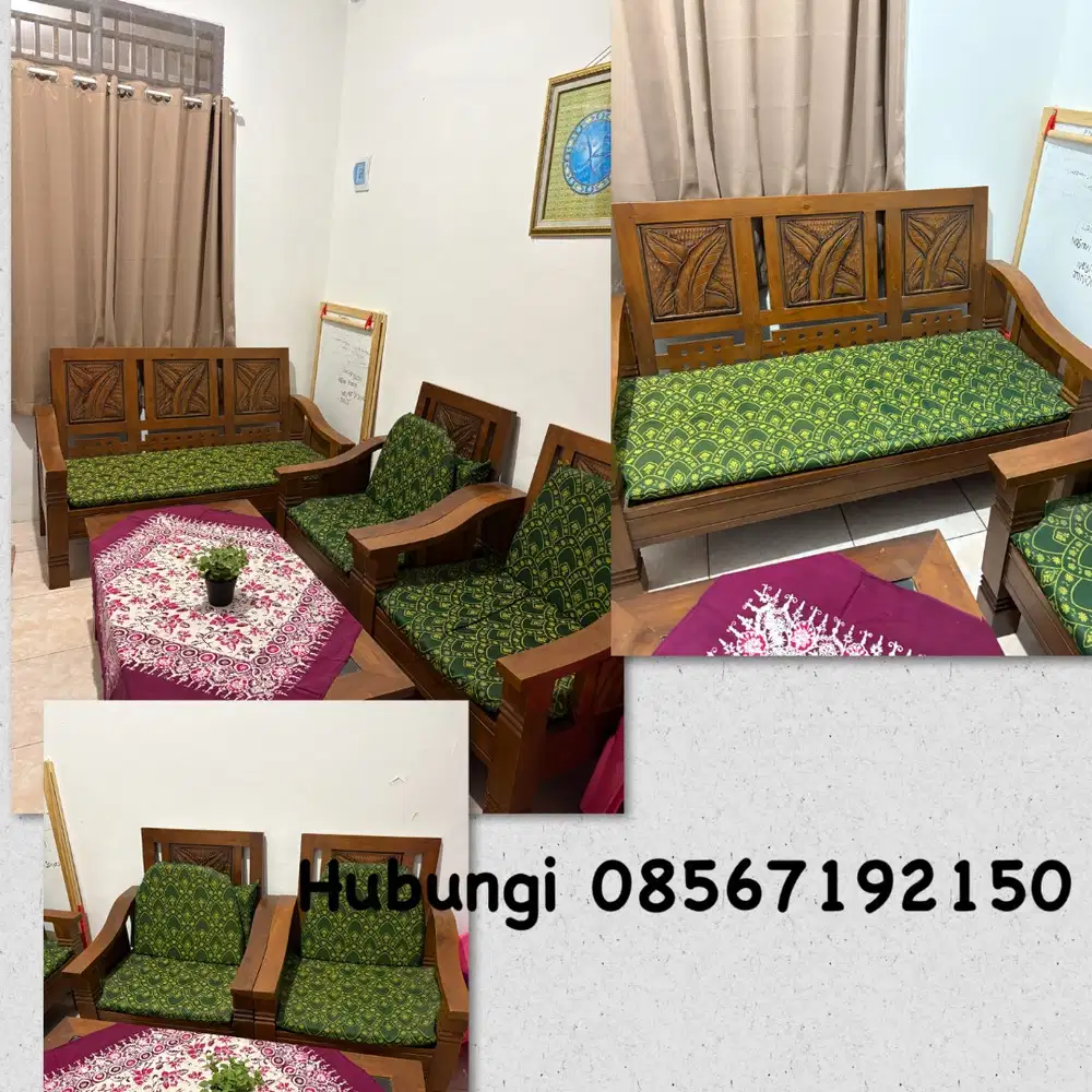 Dijual kursi ruang tamu asli jepara