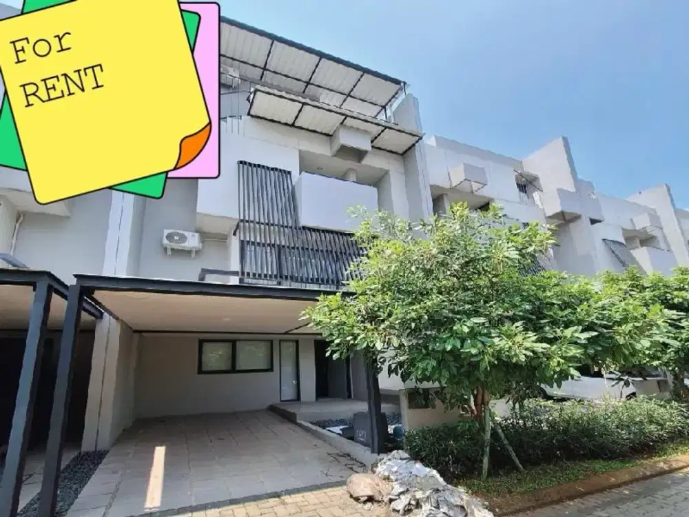 Tabebuya BSD City Rumah Furnished 3 Lantai Disewakan Cepat