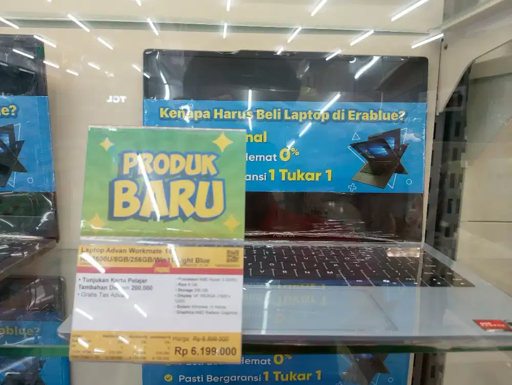 credit laptop Advan workmate