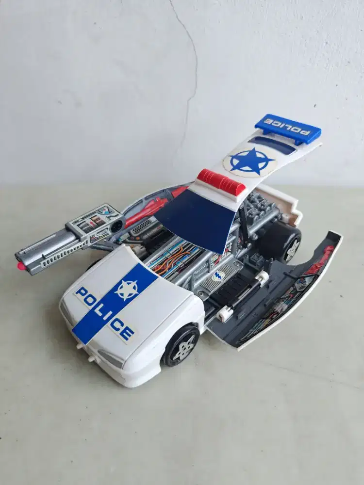 Hot Wheels Key Force Keymmander Police Car 1992 Diecast Vintage Mainan