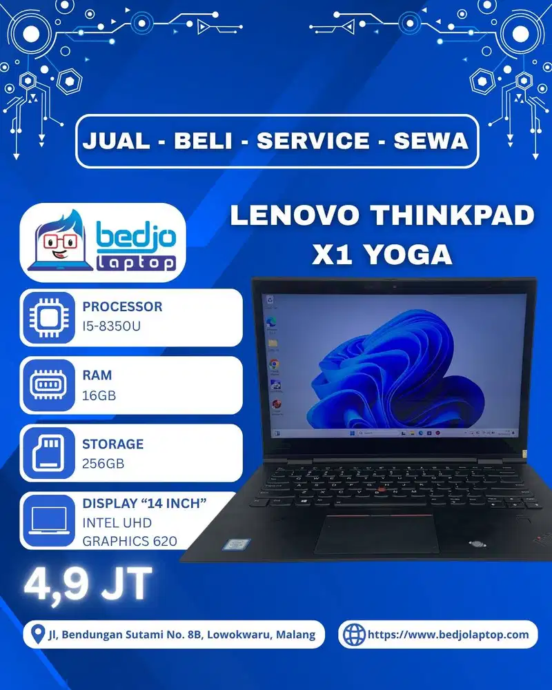 ThinkPad Premium X360, Lenovo ThinkPad X1 Yoga Core I5-8350U