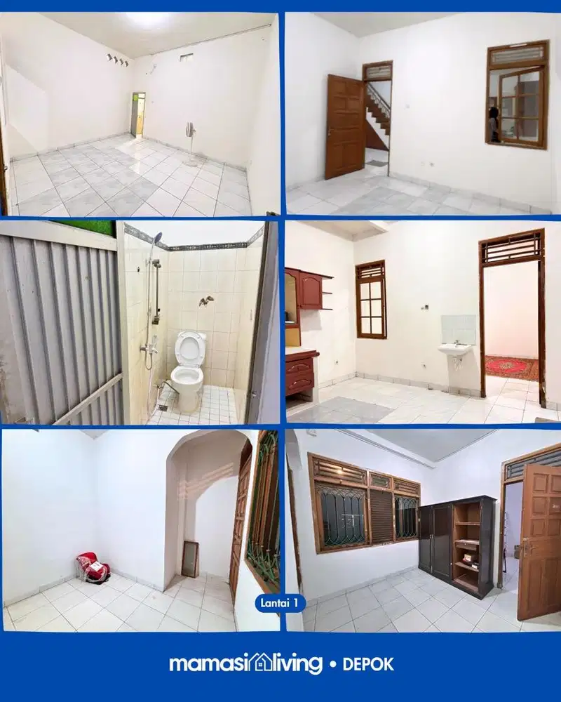 Disewakan Rumah 2 Lantai Beji Tanah Baru Depok