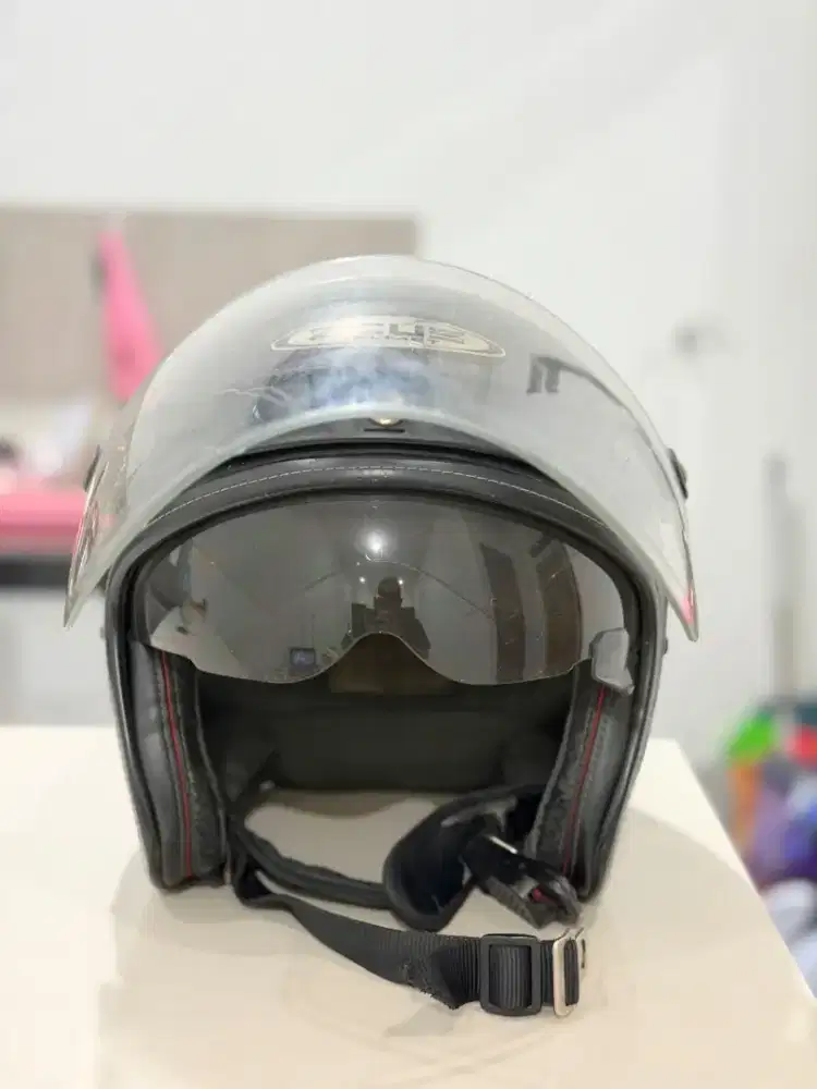 Helm Zeus Double Visor Bonus Visor Transparan