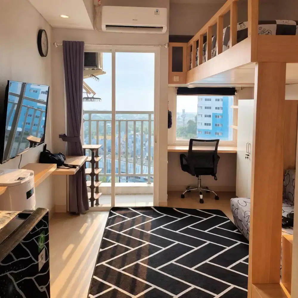JUAL MURAH BANGET Apt Serpong Garden Full Furnish Dekat Stasiun Cisauk