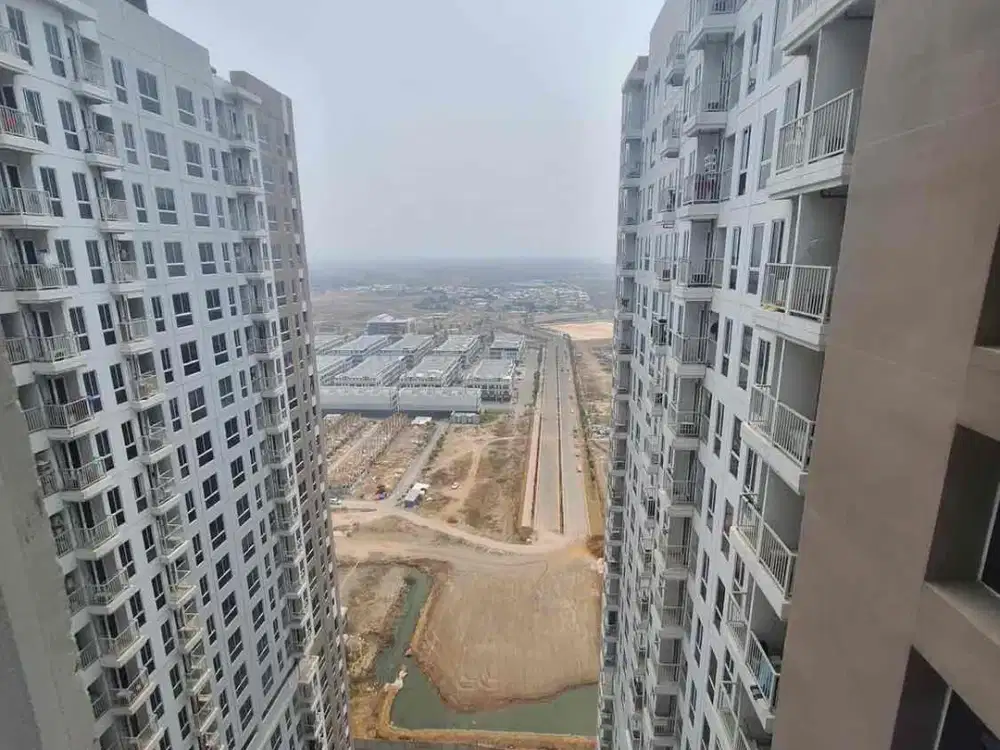dijual apartemen tokyo riverside 2BR tower B lantai atas.