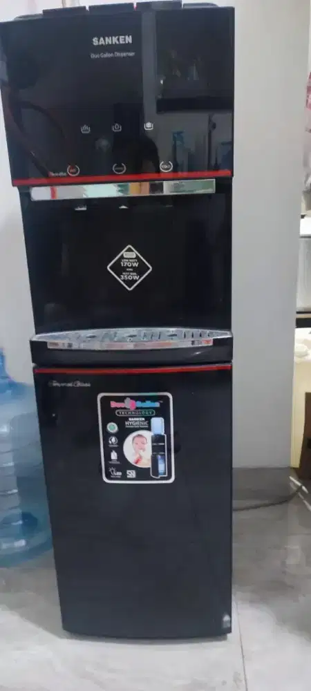 [BEKAS MULUS] Dispenser Sanken Duo Gallon HWD-Z990G-BK (Siap Pakai)