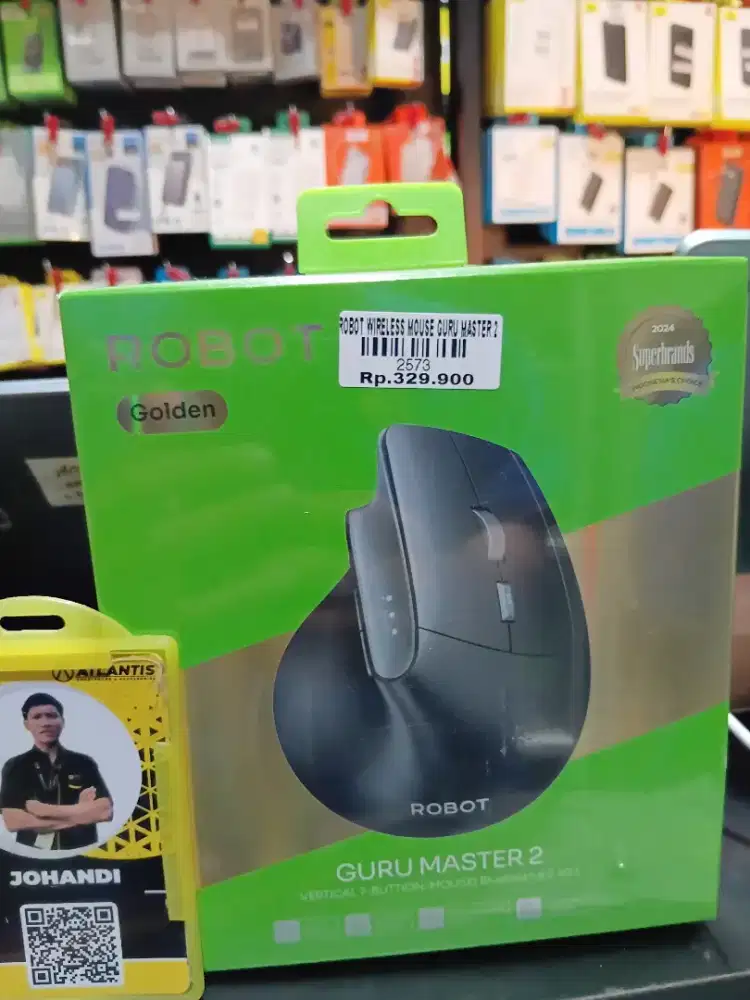 robot wireless mouse guru master 2