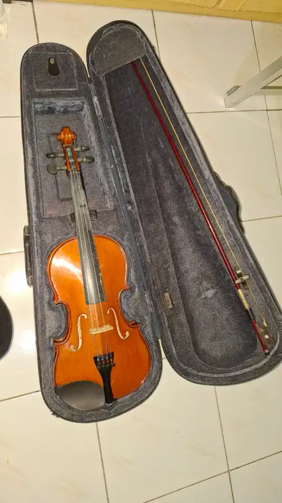 Cremona SV-100 Violin 4/4 Full Set | Jarang Dipakai | Case + Bow