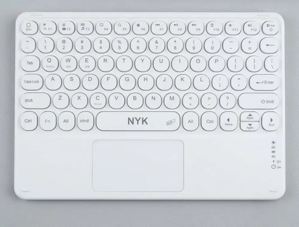 NYK K60 KEYBOARD BLUETOOTH + TOUCHPAD (BISA WINDOWS, ANDROID, MACOS)