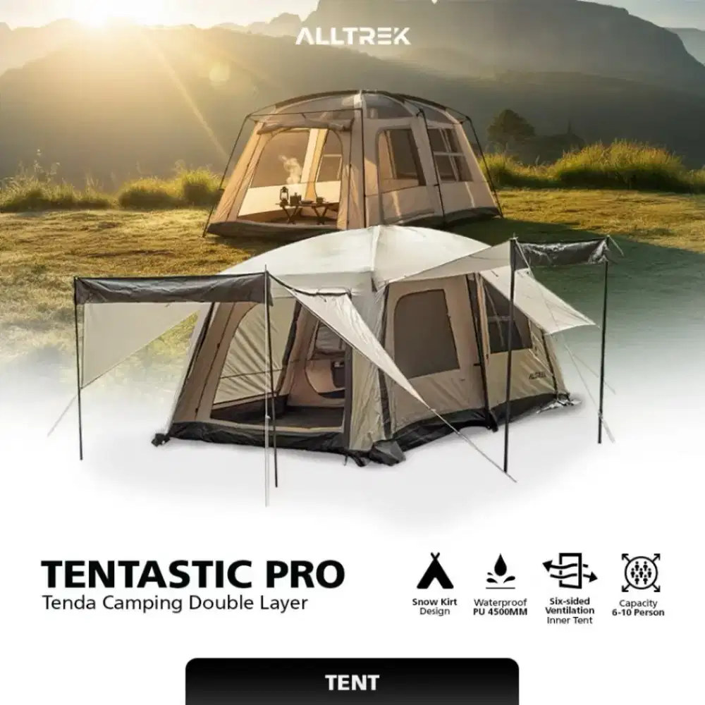 Tenda Alltrek Tentastic Pro L Masih Bagus!