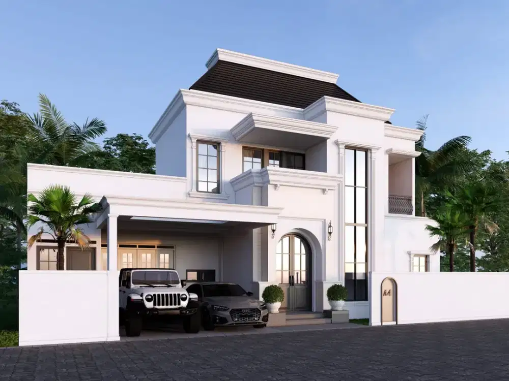 Rumah indent jogja 2 lantai private pool 20 menit malioboro