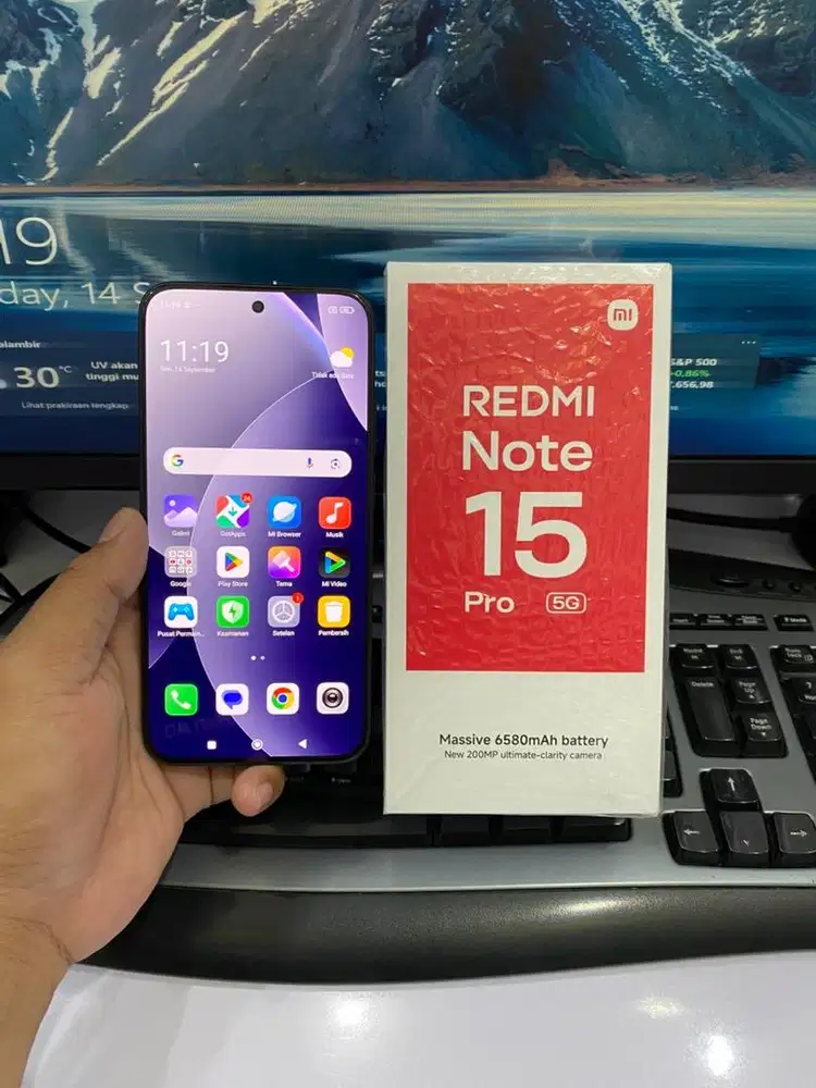 DIJUAL XIAOMI REDMI NOTE 15 PRO 5G RAM 8/256 GB
