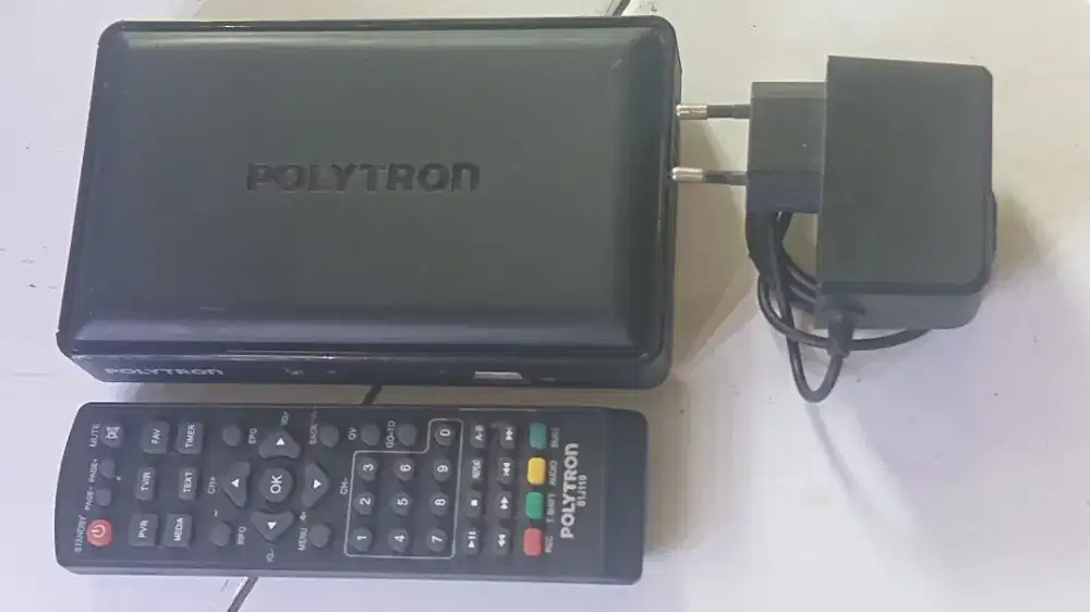 STB DVBT2 POLYTRON PDV-620T2 SEGEL BEKAS NORMAL