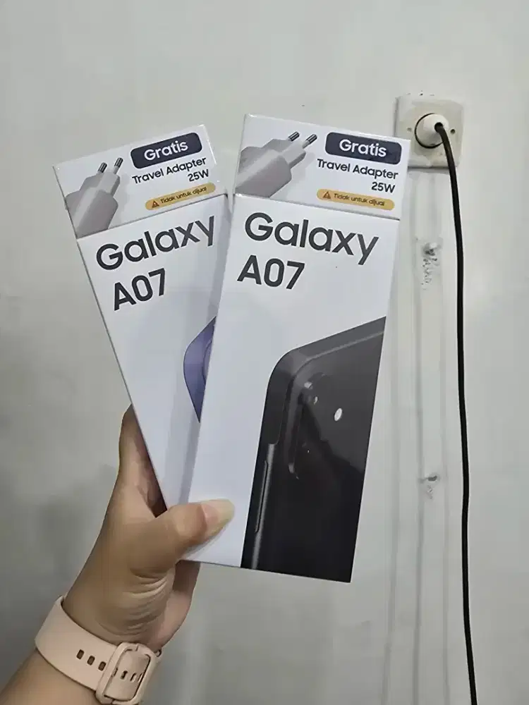 Samsung Galaxy A07 4/64 Free Adapter 25w Garansi Resmi