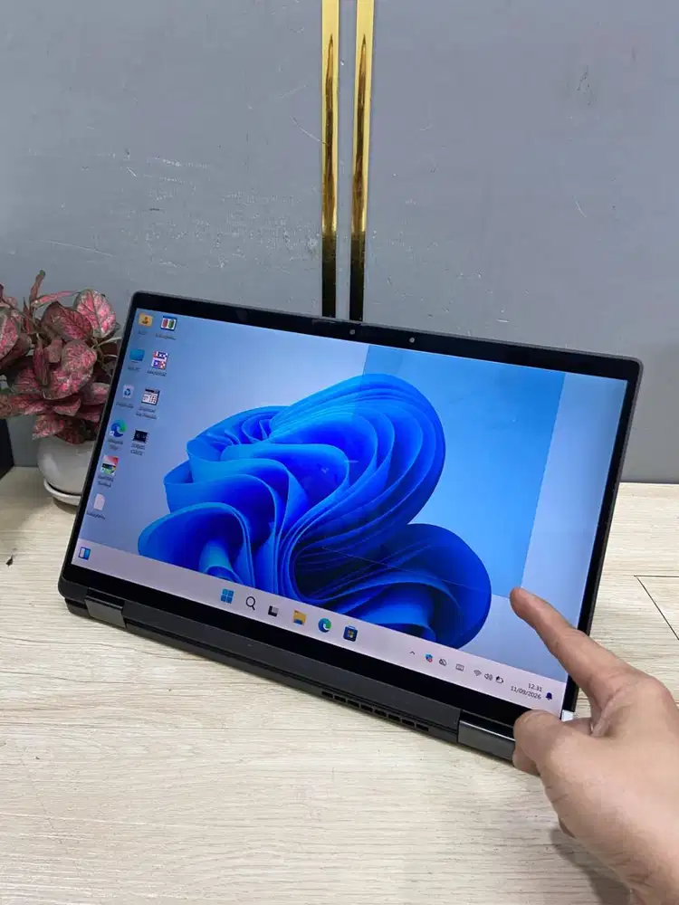DELL 7410 lipat 2IN1 CORE i5g10 16gb th2021 sekolah kuliah kerjacoding