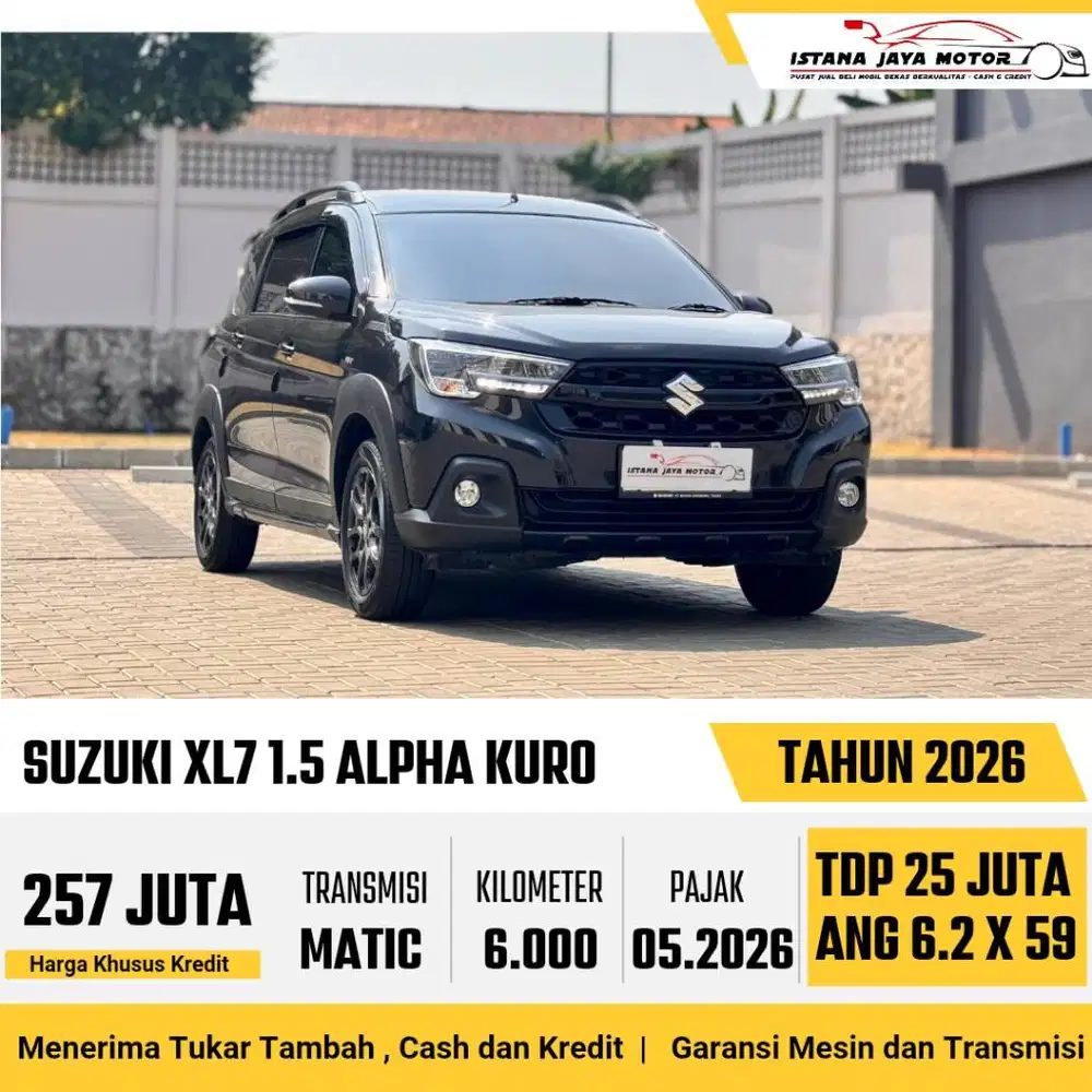 KM 6RB !! Suzuki XL7 Alpha Kuro Hybrid 1.5 Automatic 2026