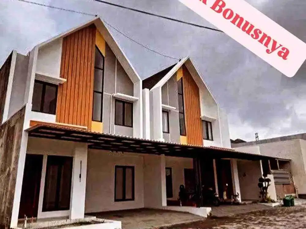 rumah Scandinavia cluster solo  baru banyak bonusnya