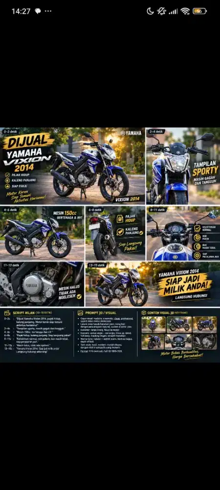 YAMAHA VIXION 2014