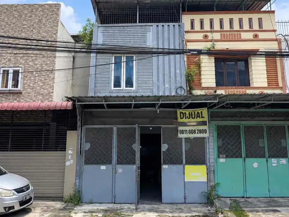 dijual rumah atau ruko jl sei kera daerah madong lubis dekat sekolah sutomo 2