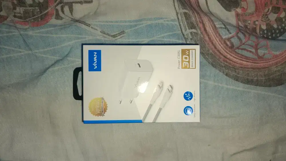 WTS CHARGER VIVAN TYPE C TO LIGHTNING 30W, 85K (NEGO)