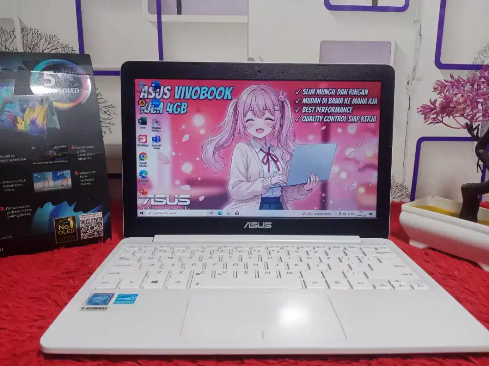 ASUS slim ringan simple termurah siap pakai