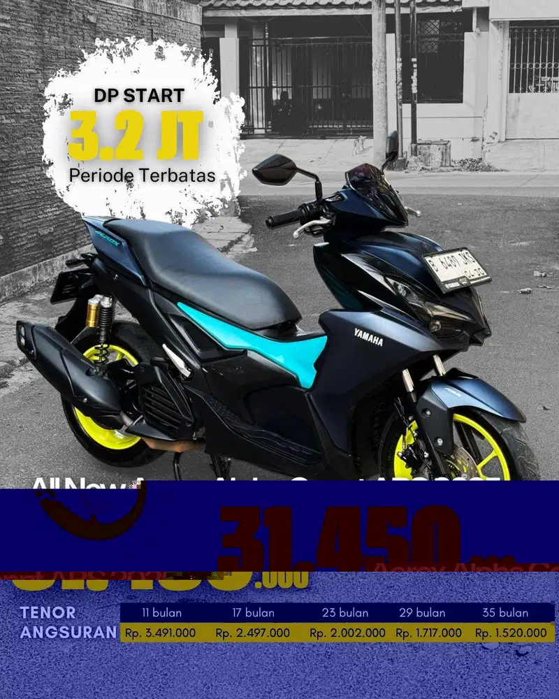 YAMAHA ALL NEW AEROX ALPHA CONNECTED ABS 2025