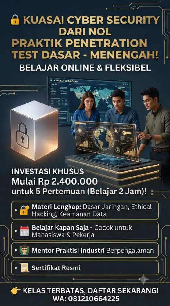 Kuasai Cyber Security - Praktik Penetration Test