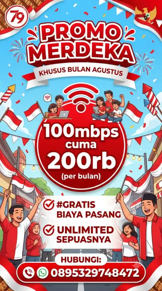 INTERNET WIFI PRIORITAS 6BLN ATO 1THN