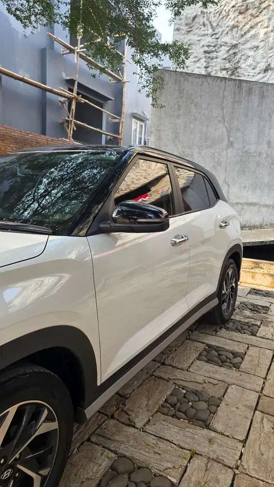 Hyundai Creta Prime 1.5 AT 2022 White Two Tone Pajak Panjang