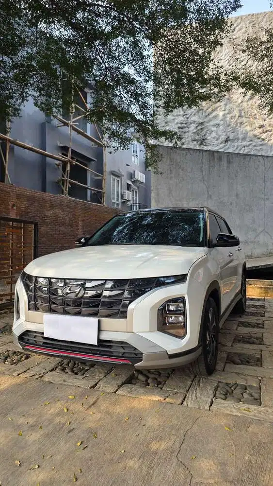 Hyundai Creta Prime 1.5 AT 2022 White Two Tone Pajak Panjang