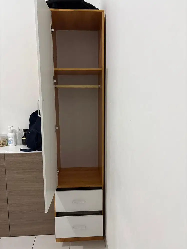 Lemari 1 pintu 2 laci
