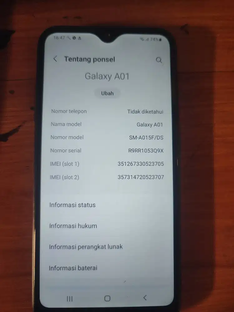 Samsung A01 Murah meriah