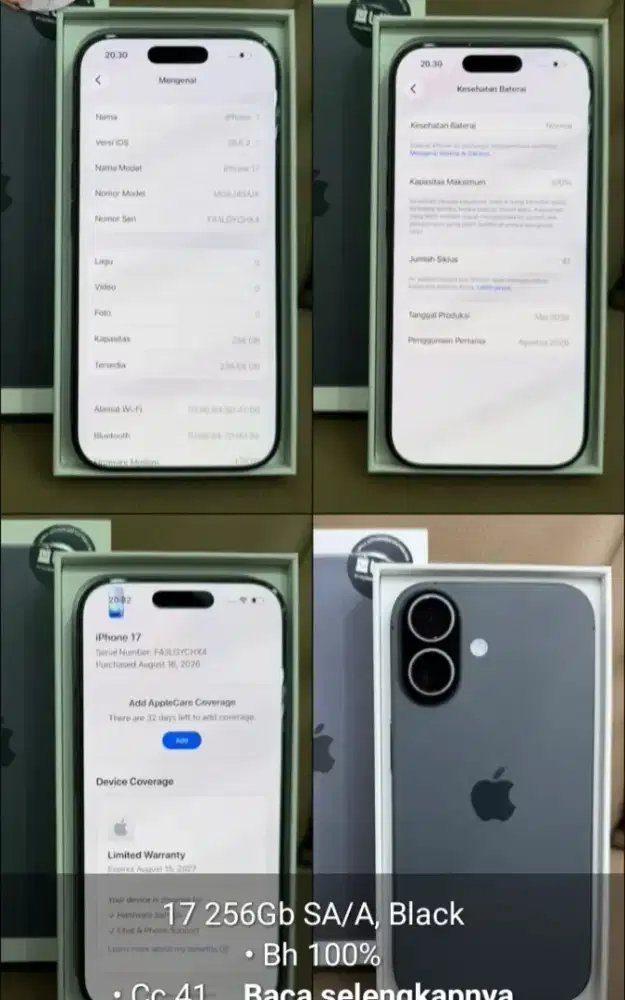 iPhone 17 256 iBox like new