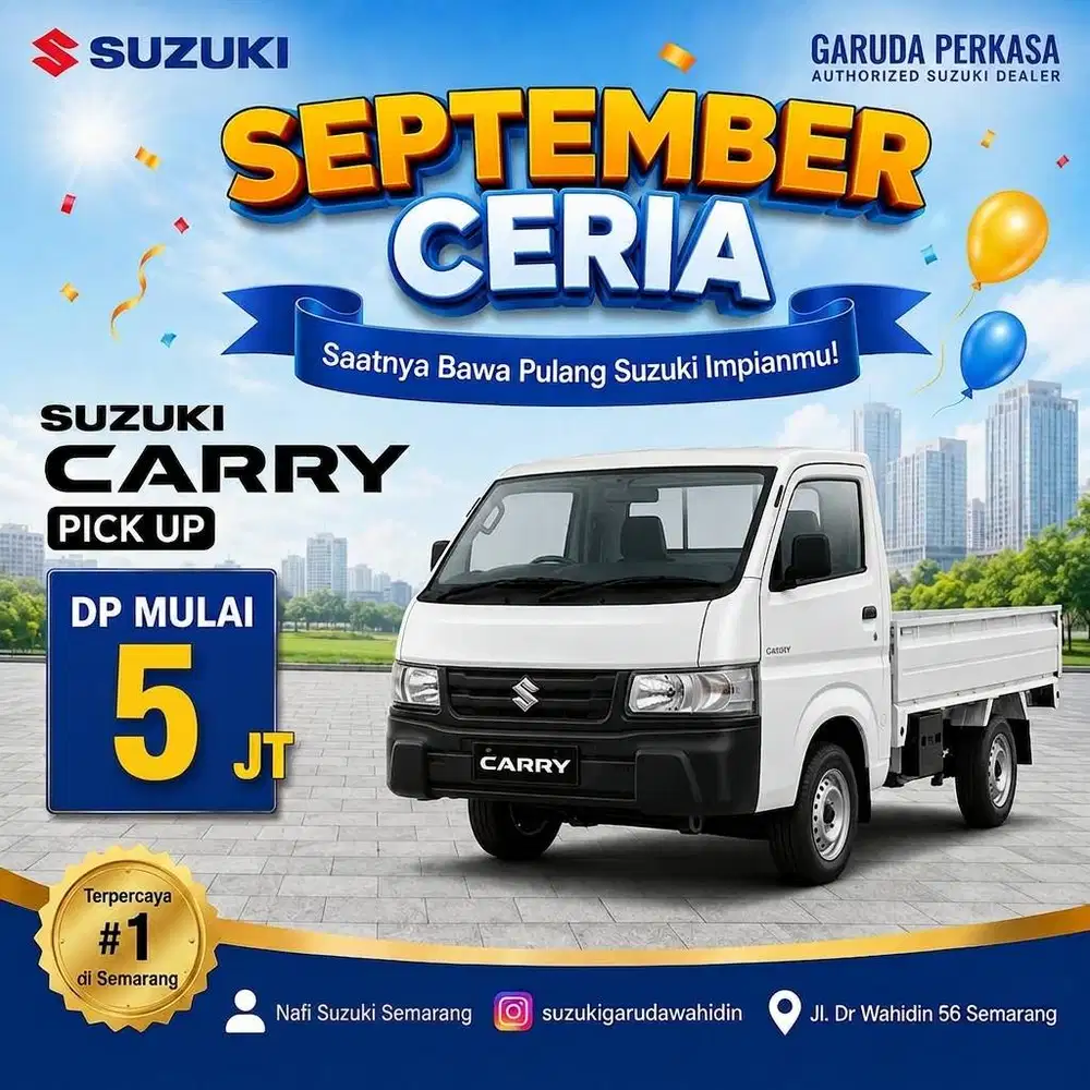 PROMO SUZUKI CARRY PICK UP 1.5 MANUAL DP 5 JUTA